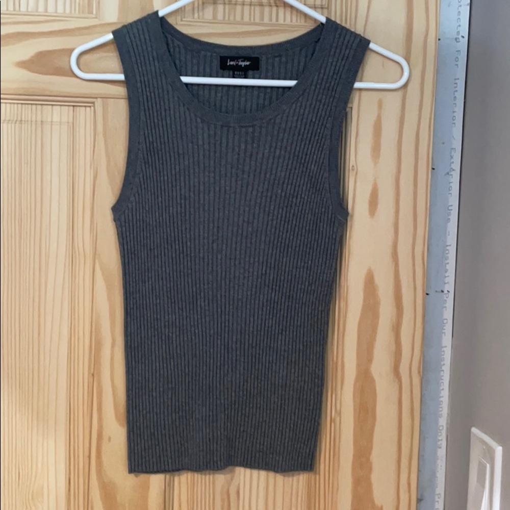 Top sleeveless grey M